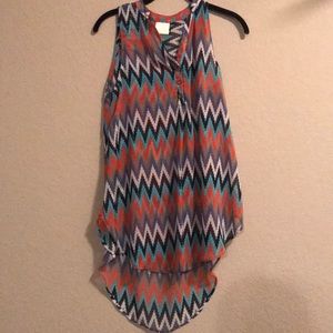 Multicolored tank top